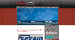 Desktop Screenshot of grandriverrubber.com
